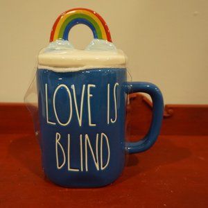 Rae Dunn Love is Blind Figural Mug